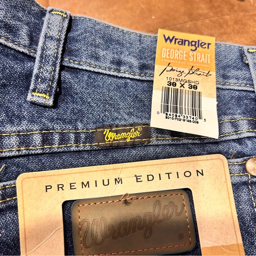 Wrangler George Strait boot cut collection men’s size 38/38 new - Picture 4 of 4